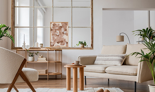 휴식이 있는 거실